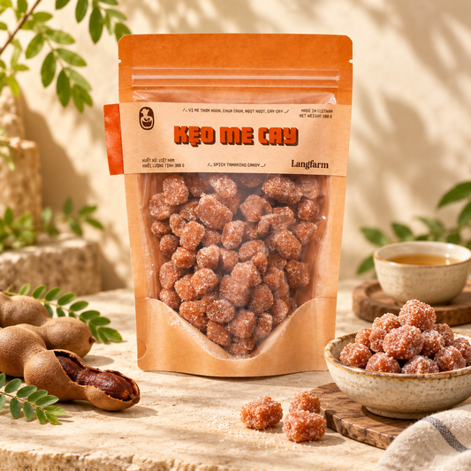 Kẹo me cay đặc sản Langfarm - Thơm ngon, ít ngọt - A24