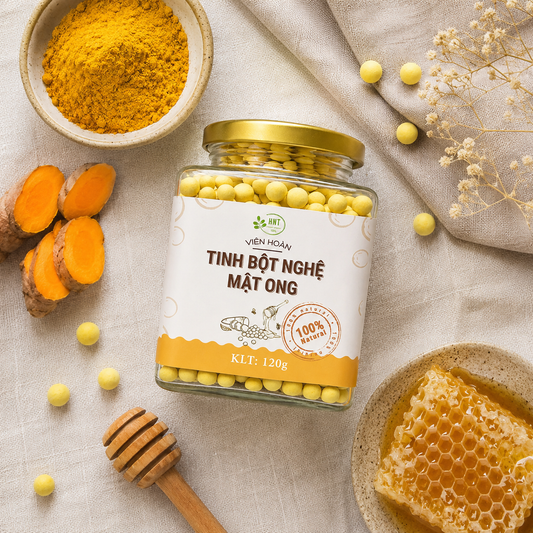 Viên Tinh Bột Nghệ Mật Ong 120g - D05
