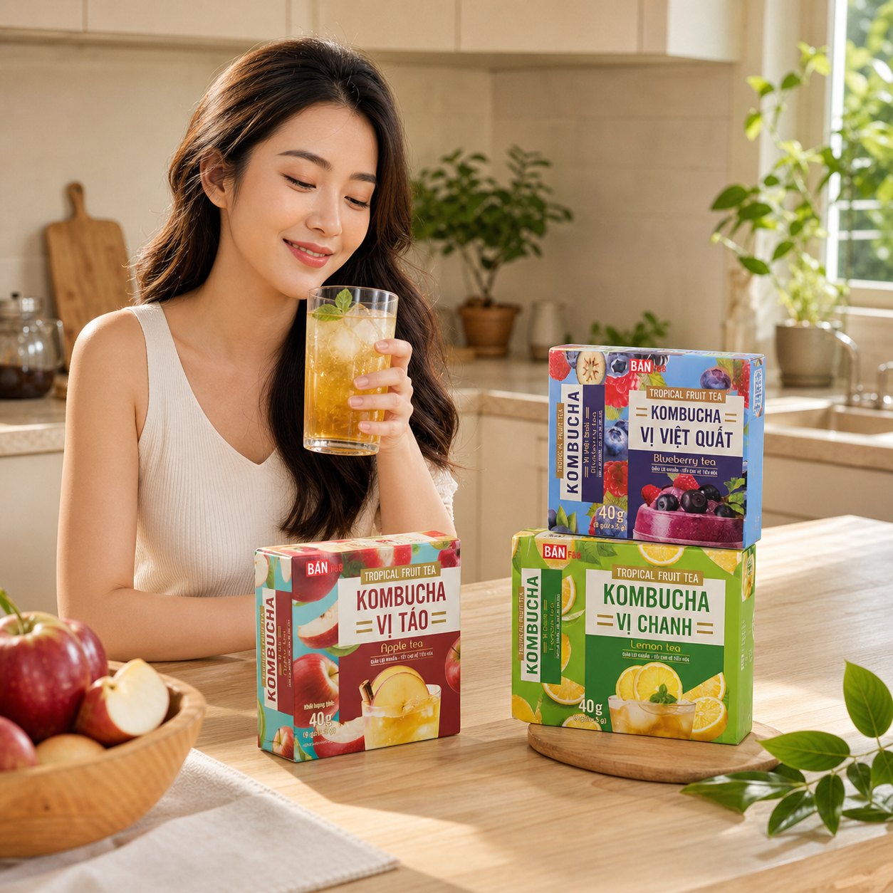 Trà Kombucha Mix Vị F&B-T05