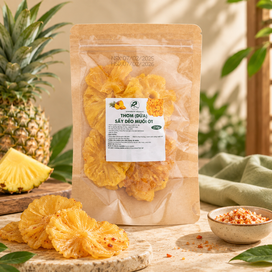 Thơm (Khóm) sấy dẻo 500g - A17