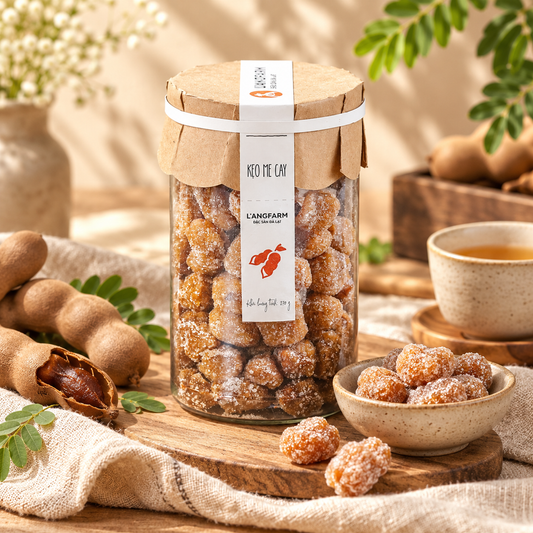 Kẹo me cay đặc sản Langfarm - Thơm ngon, ít ngọt - A24