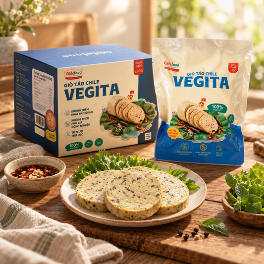Giò Tảo Vegita - Giò Chay, Chả Chay Ăn Liền 200g - A30