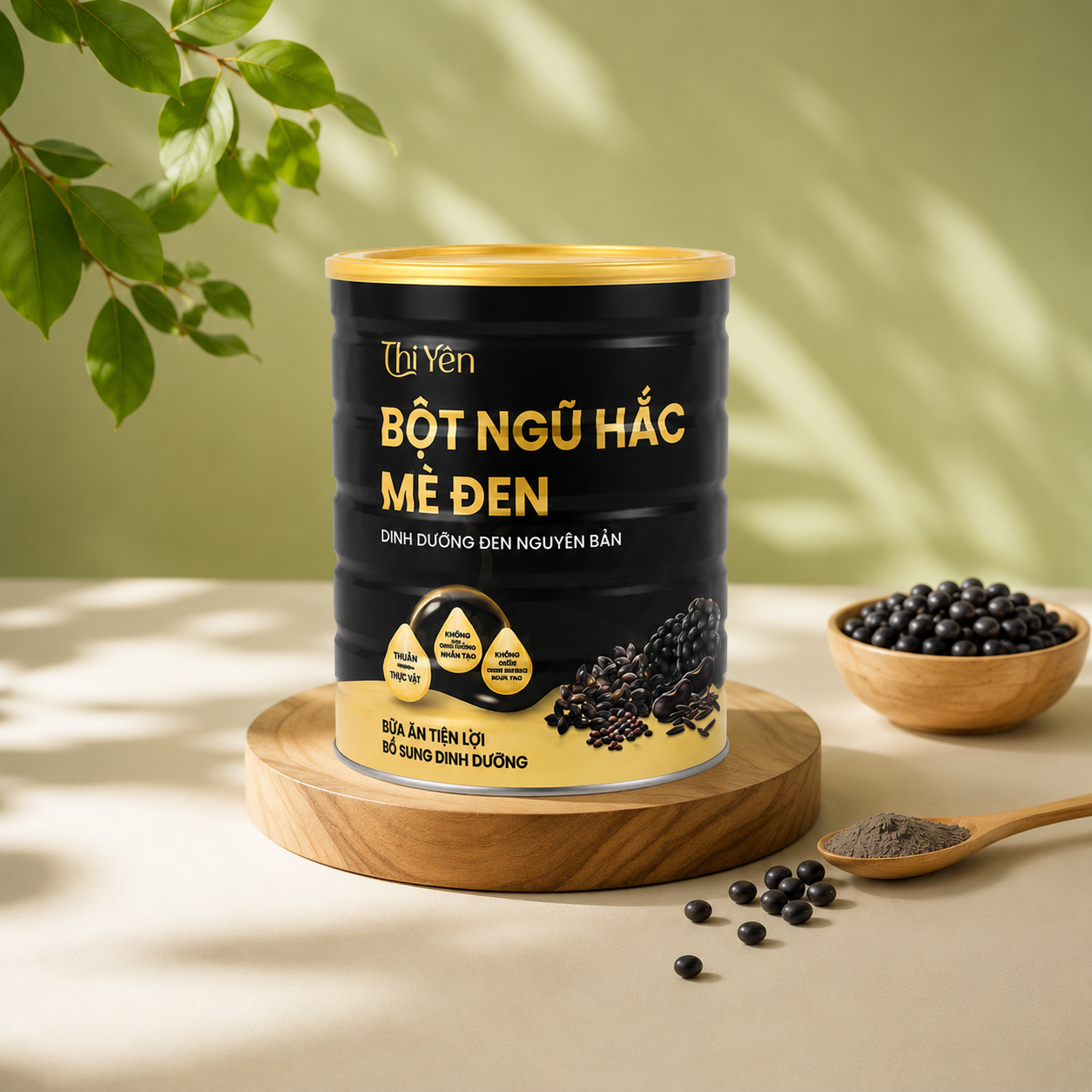 Bột Ngũ Hắc Mè Đen THI YÊN 600G-B01