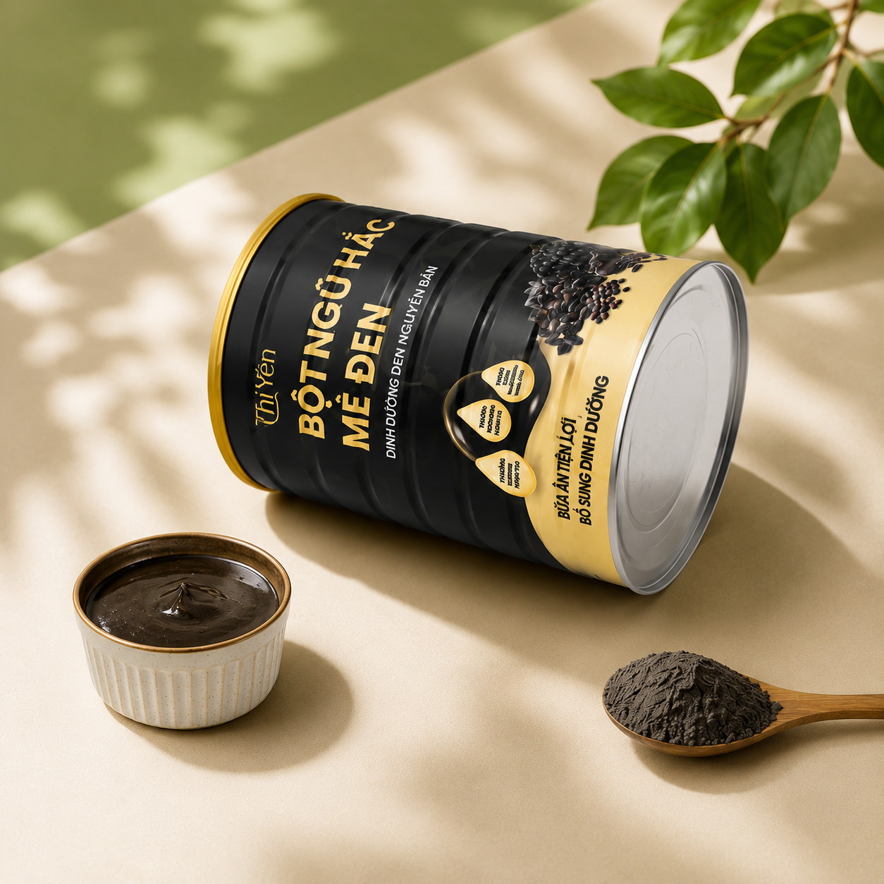 Bột Ngũ Hắc Mè Đen THI YÊN 600G-B01