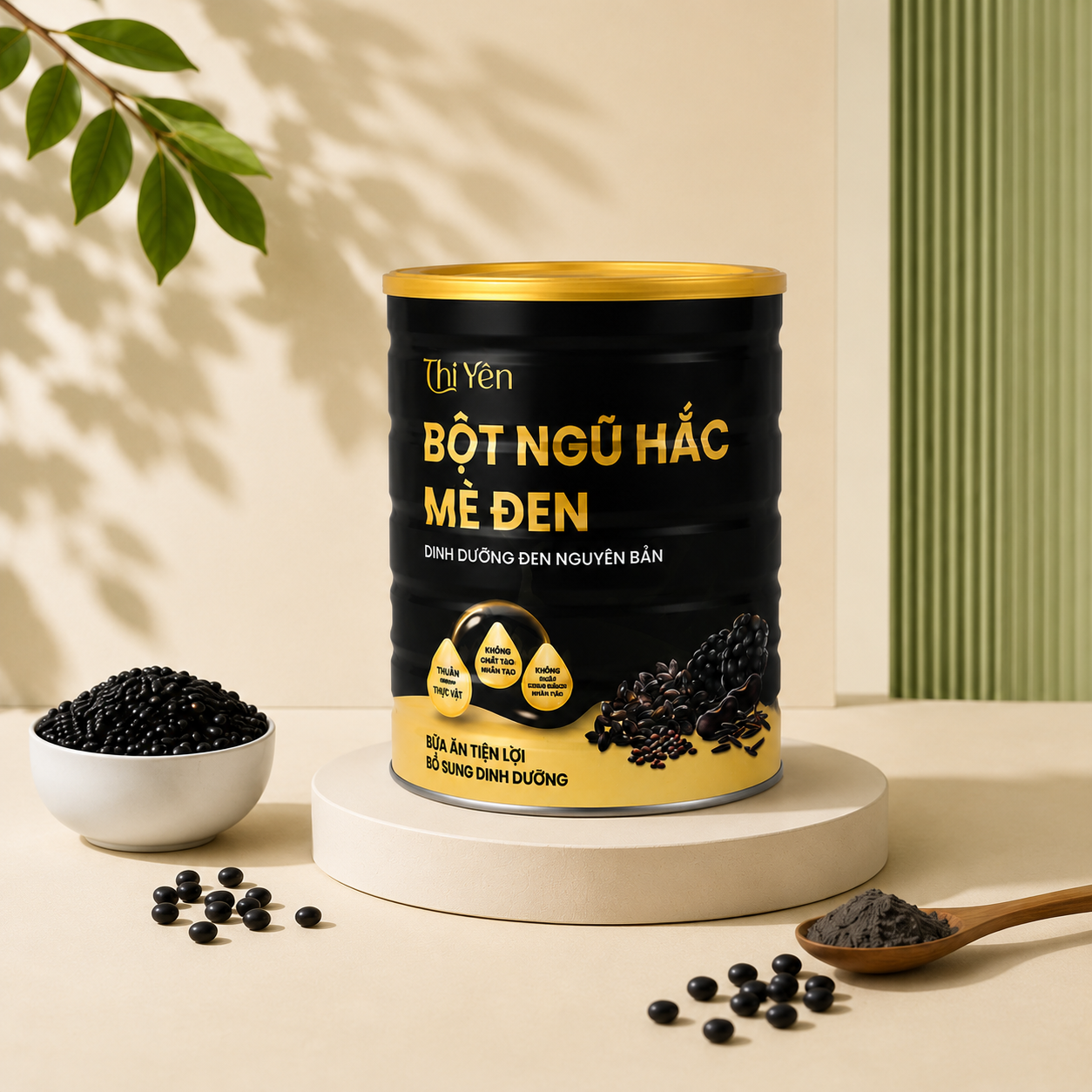Bột Ngũ Hắc Mè Đen THI YÊN 600G-B01