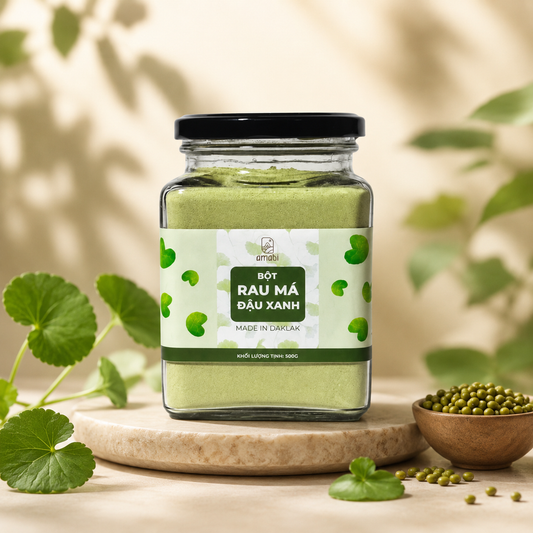 Bột Rau Má Đậu Xanh Organic Amabi-B06
