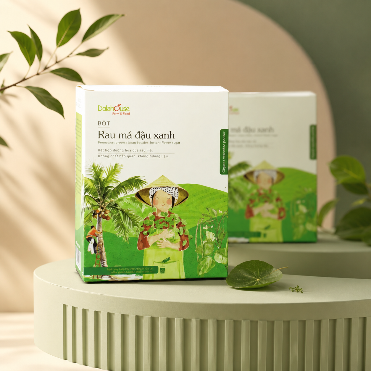 Bột Rau Má Đậu Xanh Dalahouse 200G-B07