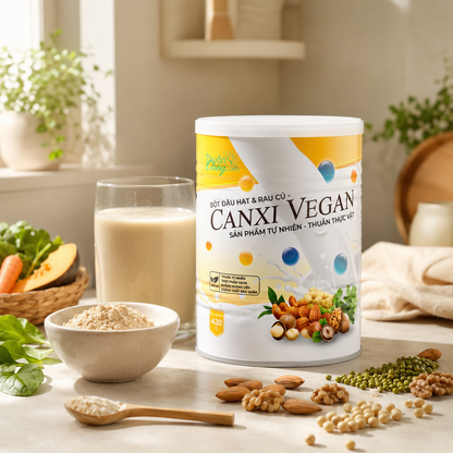 Bột Đậu Hạt & Rau Củ Canxi Vegan 420g - B14