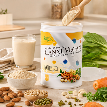 Bột Đậu Hạt & Rau Củ Canxi Vegan 420g - B14