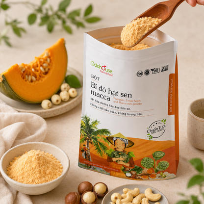Bột Bí Đỏ Hạt Sen Macca 300g - B15