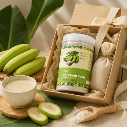 Bột Chuối Xanh Sấy Lạnh 500g - B17