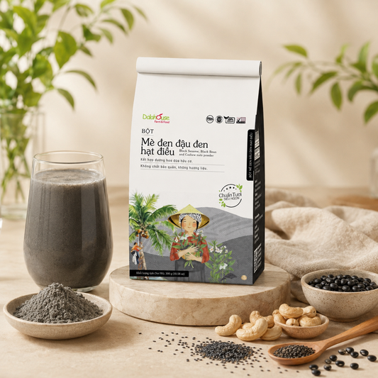 Bột Mè Đen Đậu Đen Hạt Điều Dalahouse 300g - B19-CD