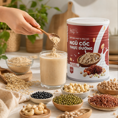 Bột Đậu Hạt & Rau Củ Ngũ Cốc Thực Dưỡng 420g - B20