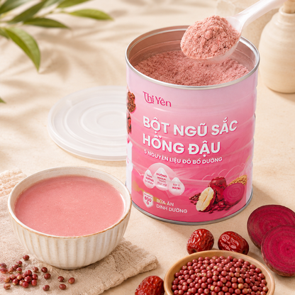 Bột Ngũ Sắc Hồng Đậu Dưỡng Nhan Thi Yên 600g - B21