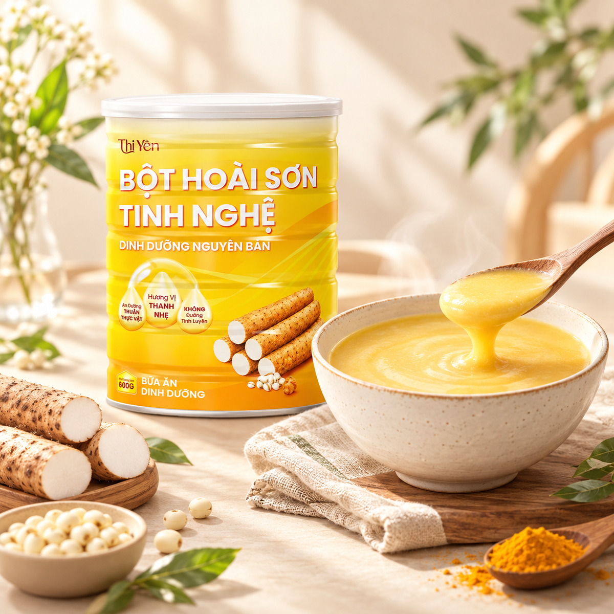 Bột Ngũ Hắc Mè Đen THI YÊN 600G-B01