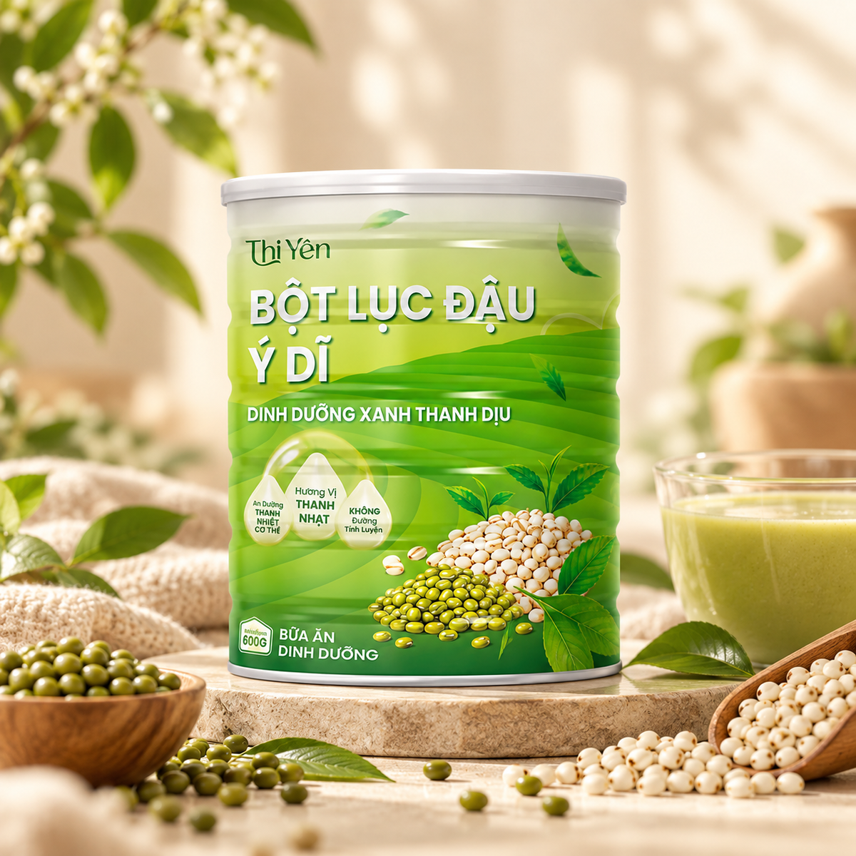 Bột Ngũ Hắc Mè Đen THI YÊN 600G-B01