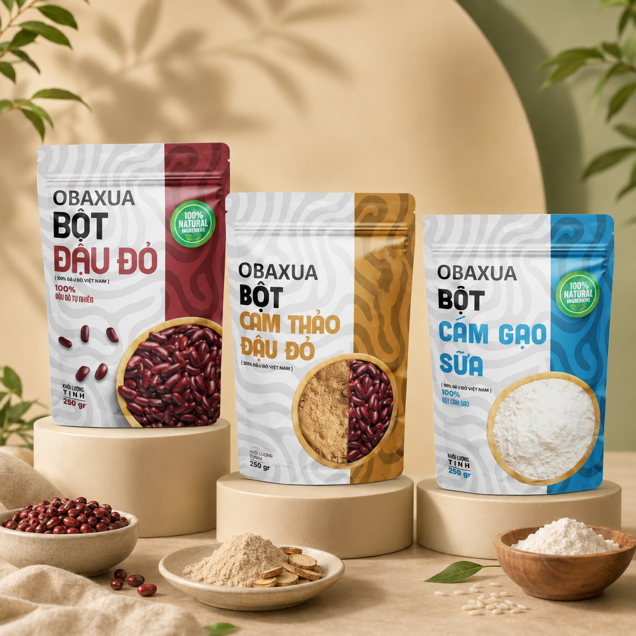 Combo Mặt Nạ Dưỡng Da Obaxua-C01