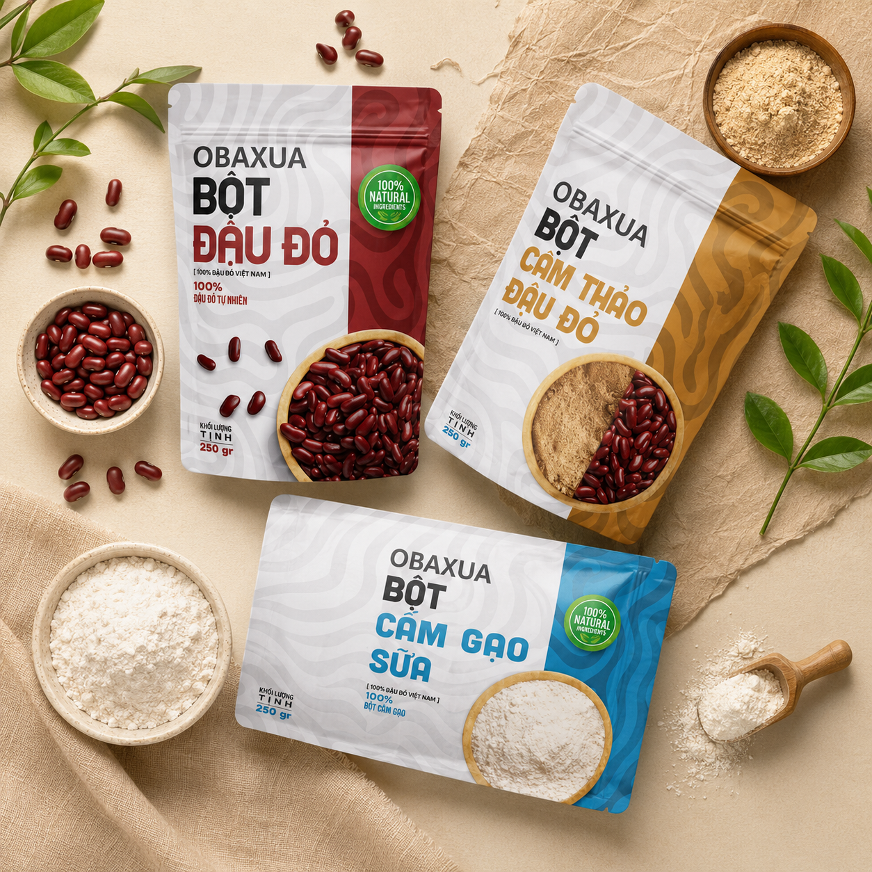 Combo Mặt Nạ Dưỡng Da Obaxua-C01