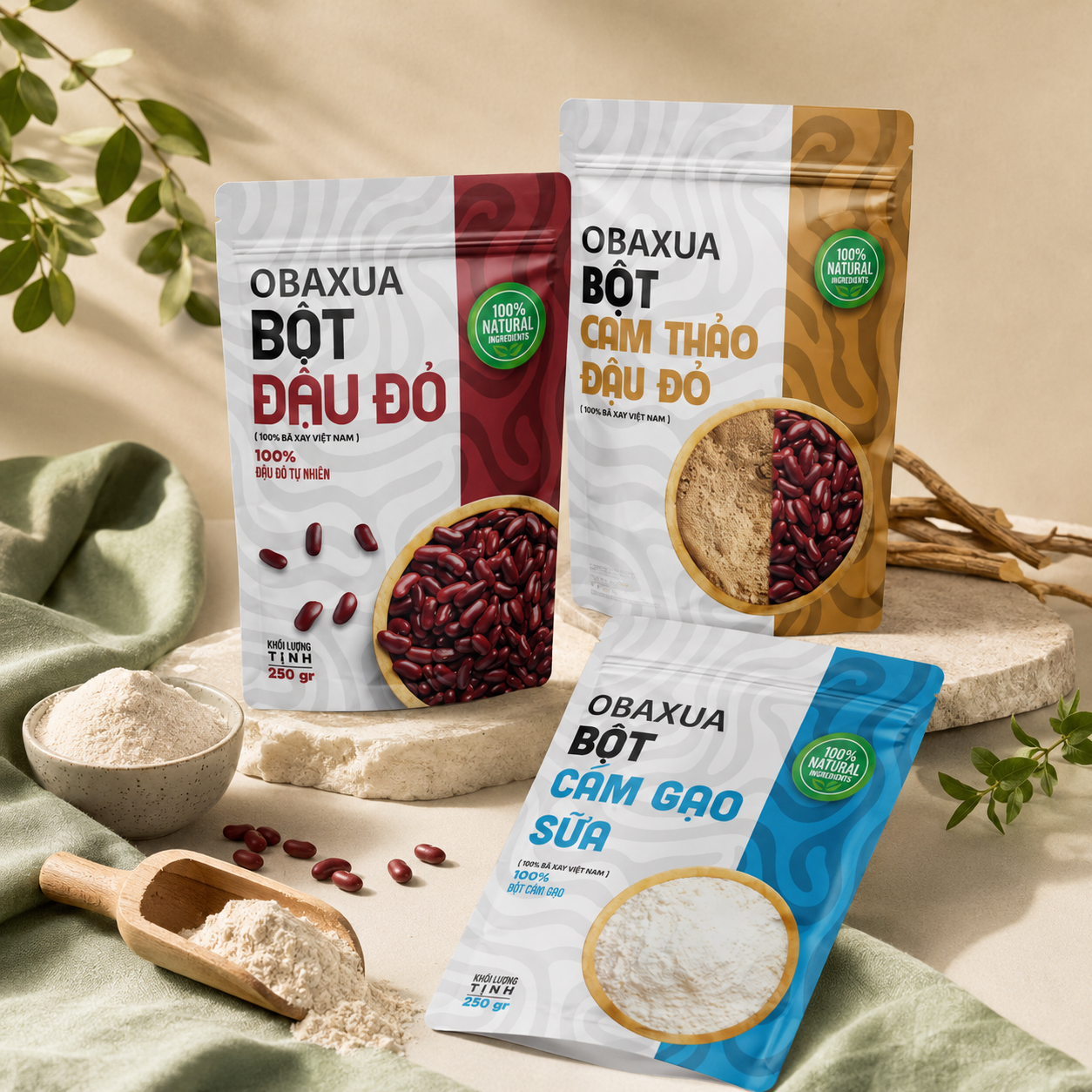 Combo Mặt Nạ Dưỡng Da Obaxua-C01