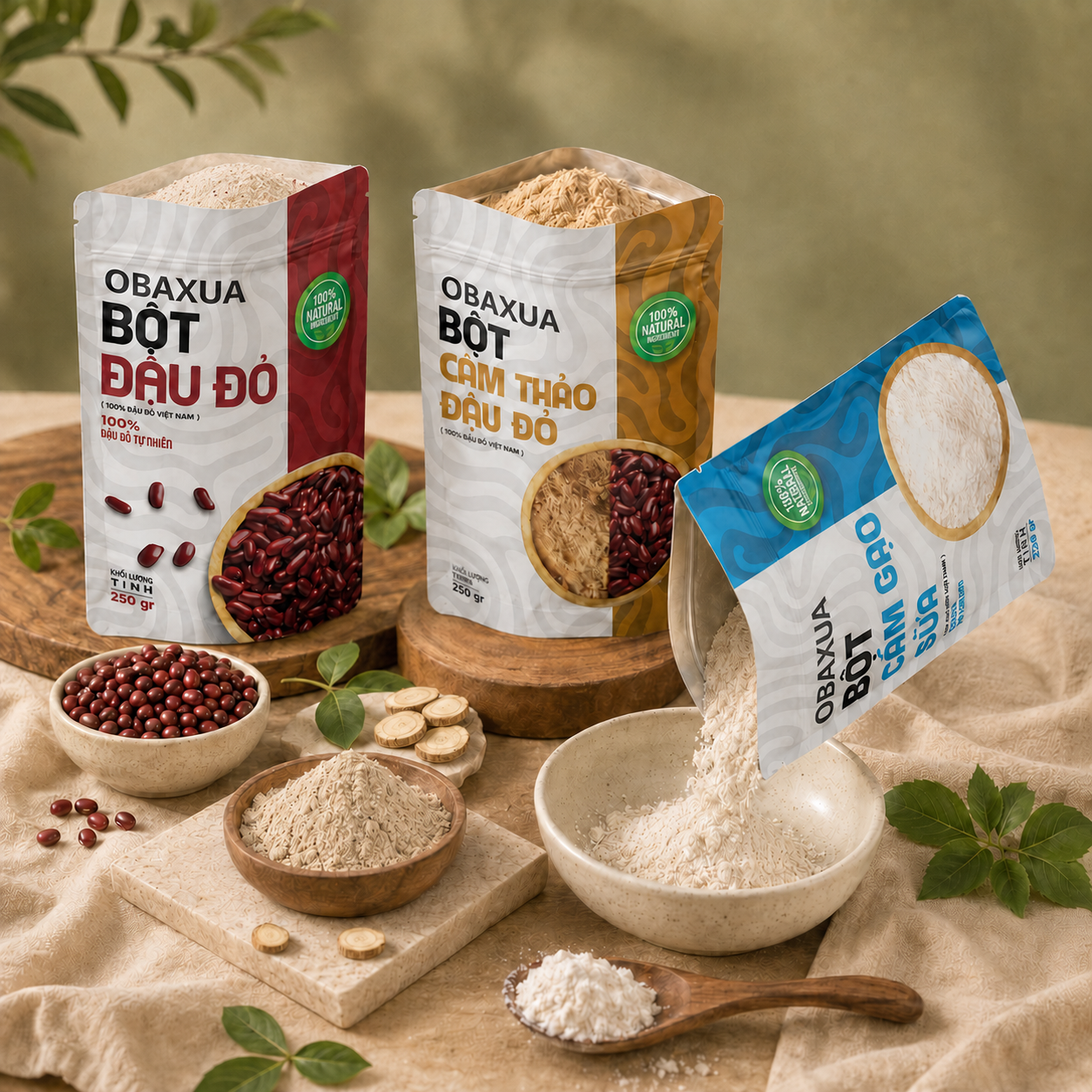 Combo Mặt Nạ Dưỡng Da Obaxua-C01