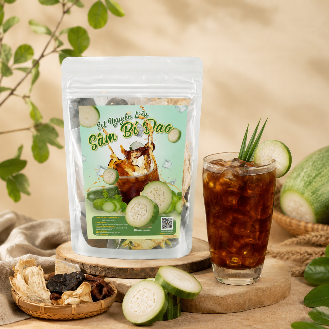 Set Sâm Bí Đao Hạt Chia ONICI 4-5L (kèm công thức)-C02