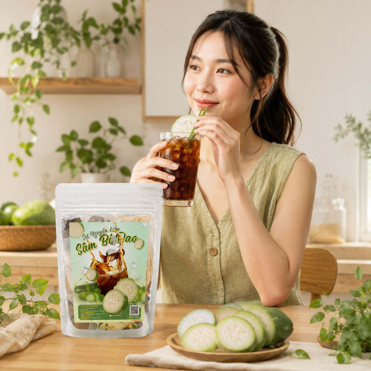 Set Sâm Bí Đao Hạt Chia ONICI 4-5L (kèm công thức)-C02