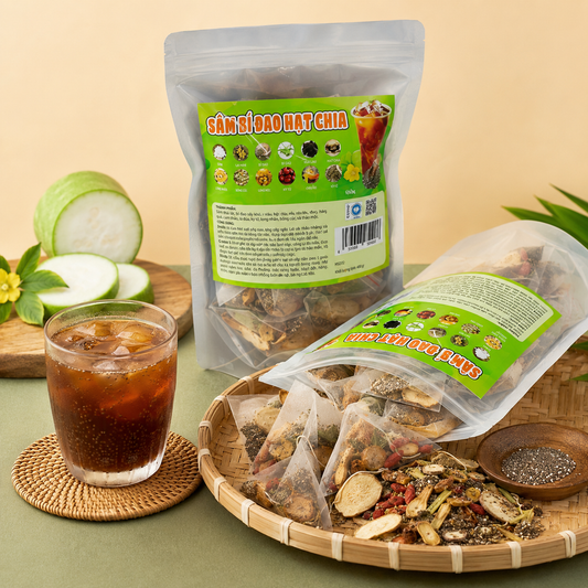 Set Nguyên Liệu Nấu Sâm Bí Đao Hạt Chia EatMe 10L - C04