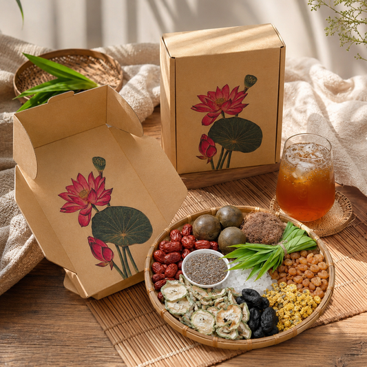 Trà sâm bí đao thảo mộc set nấu tại nhà An Nhiên hộp 5 set - C05