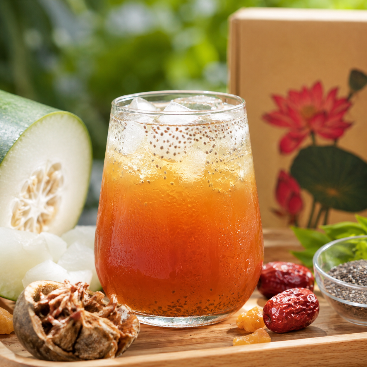 Trà sâm bí đao thảo mộc set nấu tại nhà An Nhiên hộp 5 set - C05