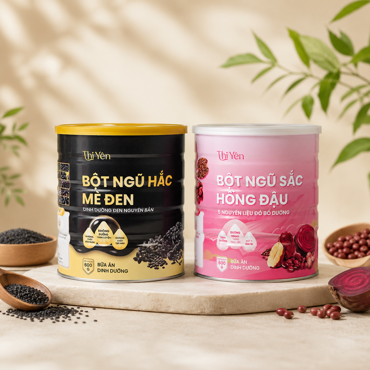Bột Ngũ Hắc Mè Đen THI YÊN 600G-B01