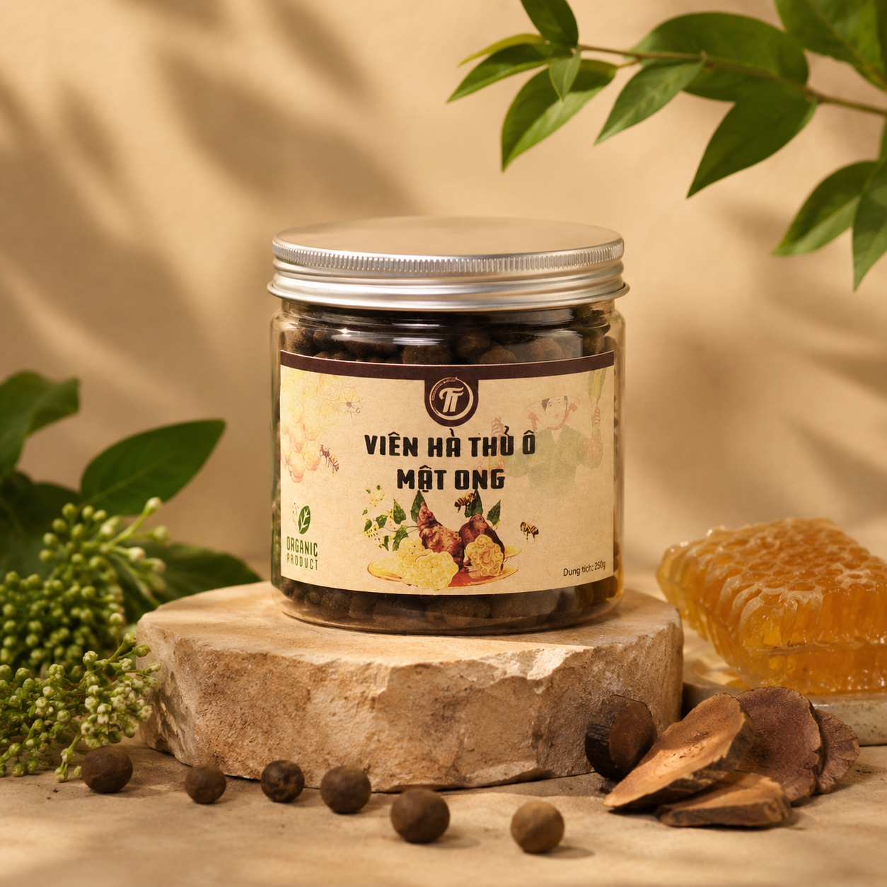 Viên Hà Thủ Ô Mật Ong Thuận Thiên-D01