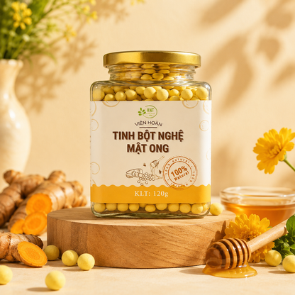 Viên Tinh Bột Nghệ Mật Ong 120g - D05