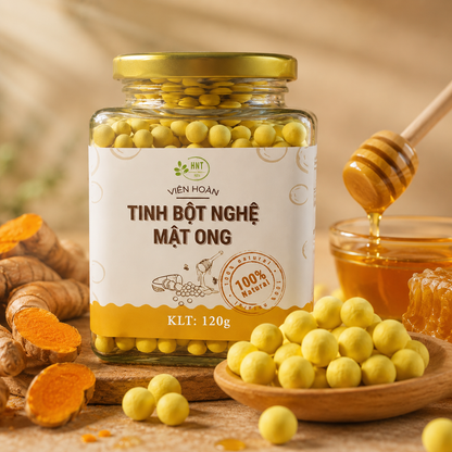 Viên Tinh Bột Nghệ Mật Ong 120g - D05