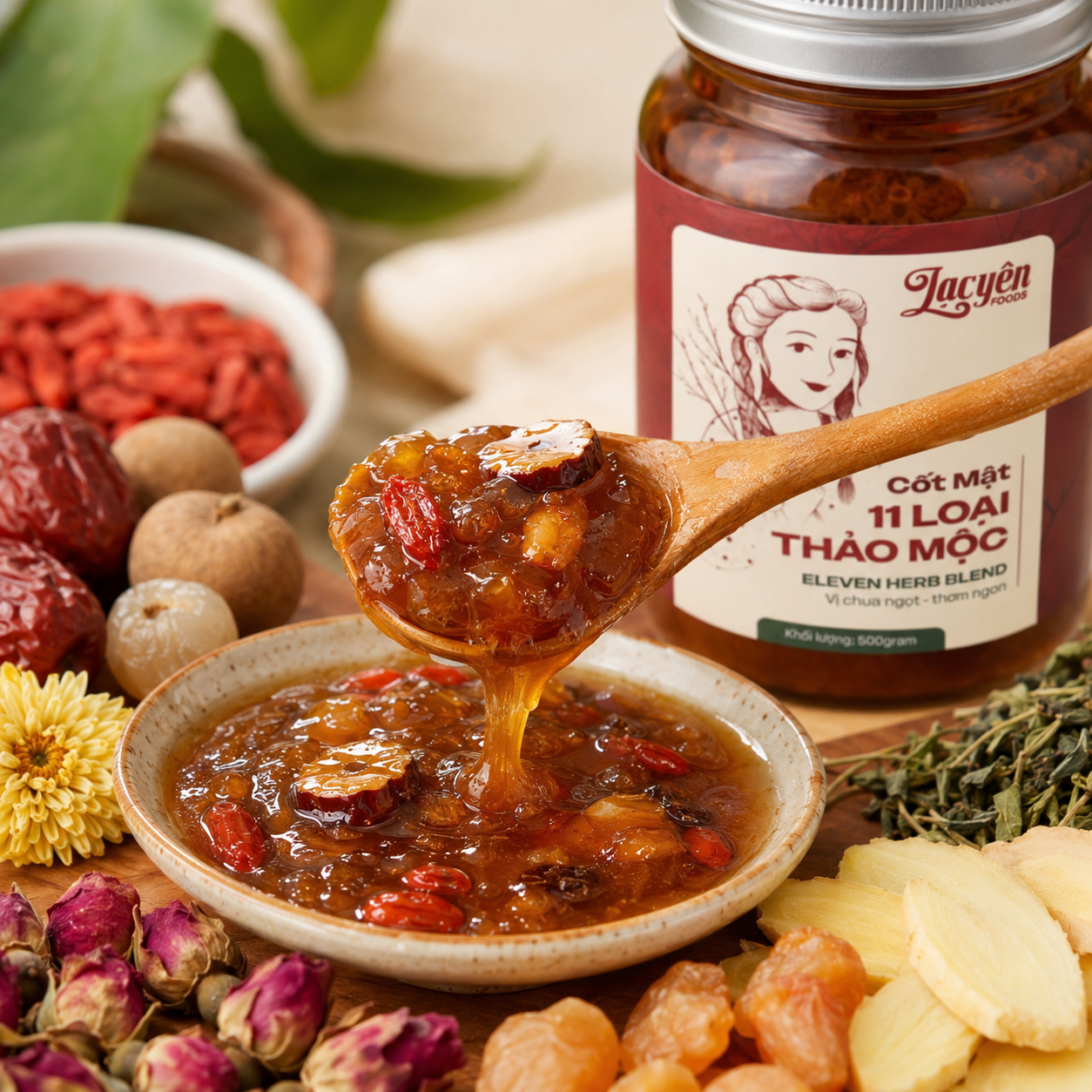 Cốt Mật 11 Loại Thảo Mộc 650g - D08