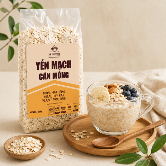Yến Mạch Cán Dẹt DK Harvest 0.9mm 500G - H04