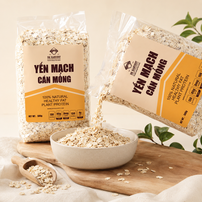 Yến Mạch Cán Dẹt DK Harvest 0.9mm 500G - H04