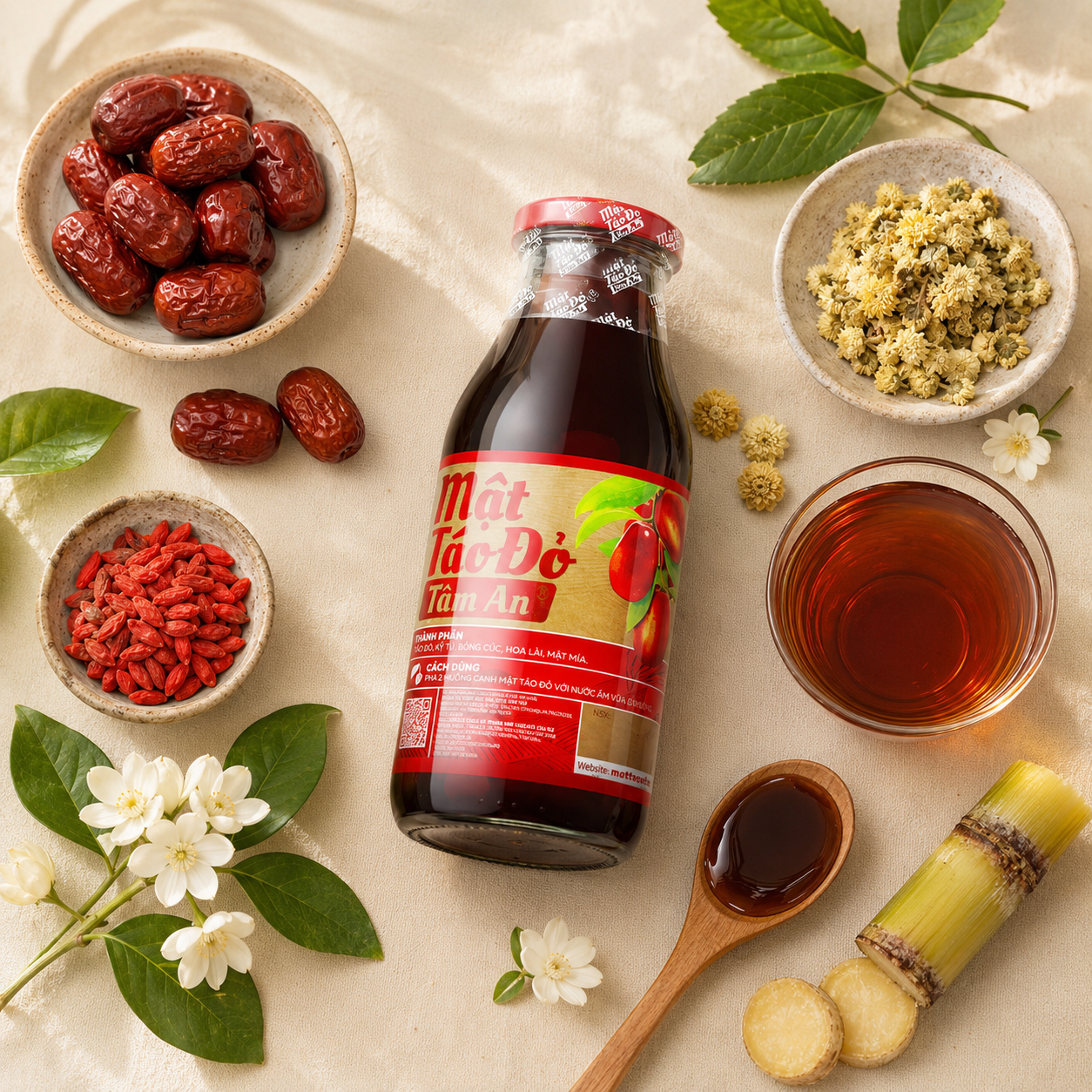 Mật Táo Đỏ Tâm An 250ml - D09