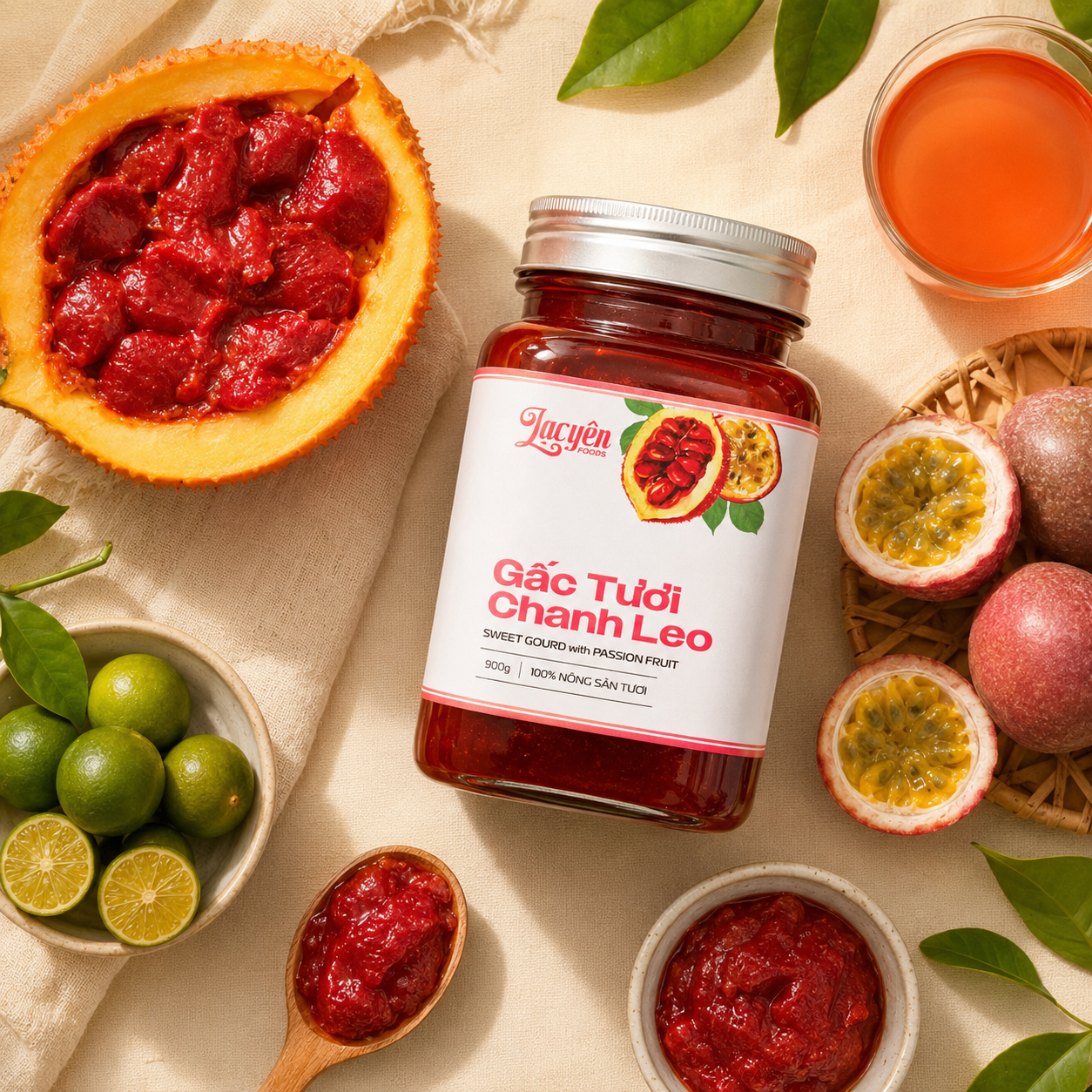 Gấc Tươi Chanh Leo 600g - D10