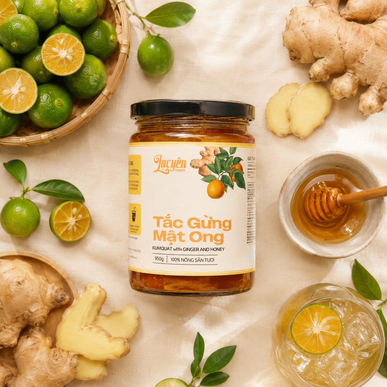 Tắc Gừng Mật Ong 600g - D11