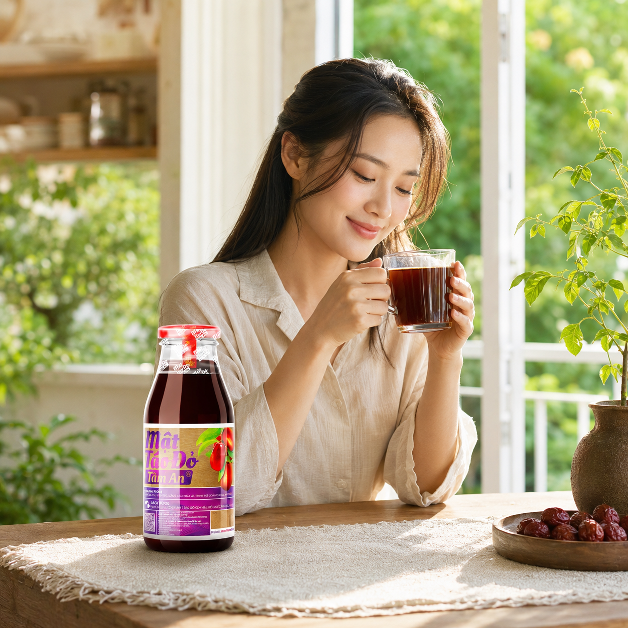 Mật Táo Đỏ Tâm An Ích Mẫu 250ml - D15