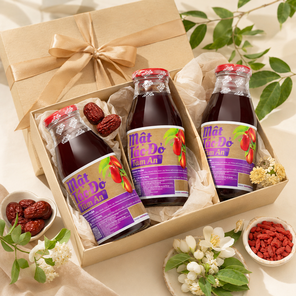 Mật Táo Đỏ Tâm An Ích Mẫu 250ml - D15