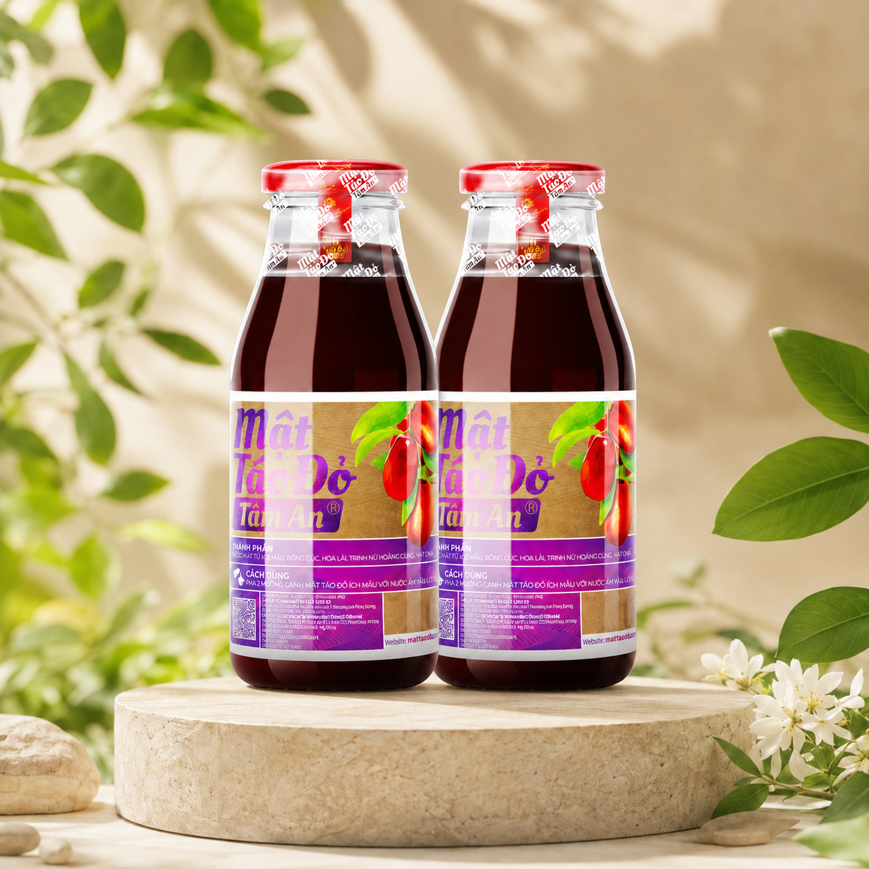 Mật Táo Đỏ Tâm An Ích Mẫu 250ml - D15