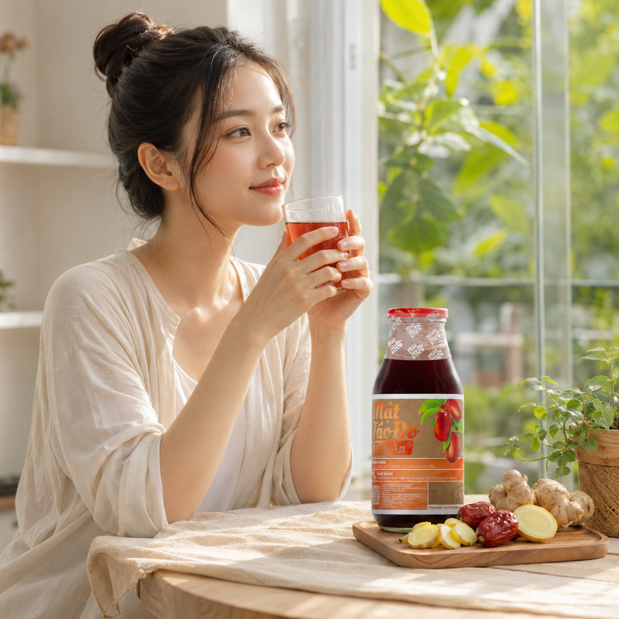 Mật Táo Đỏ Tâm An Gừng 250ml - D16