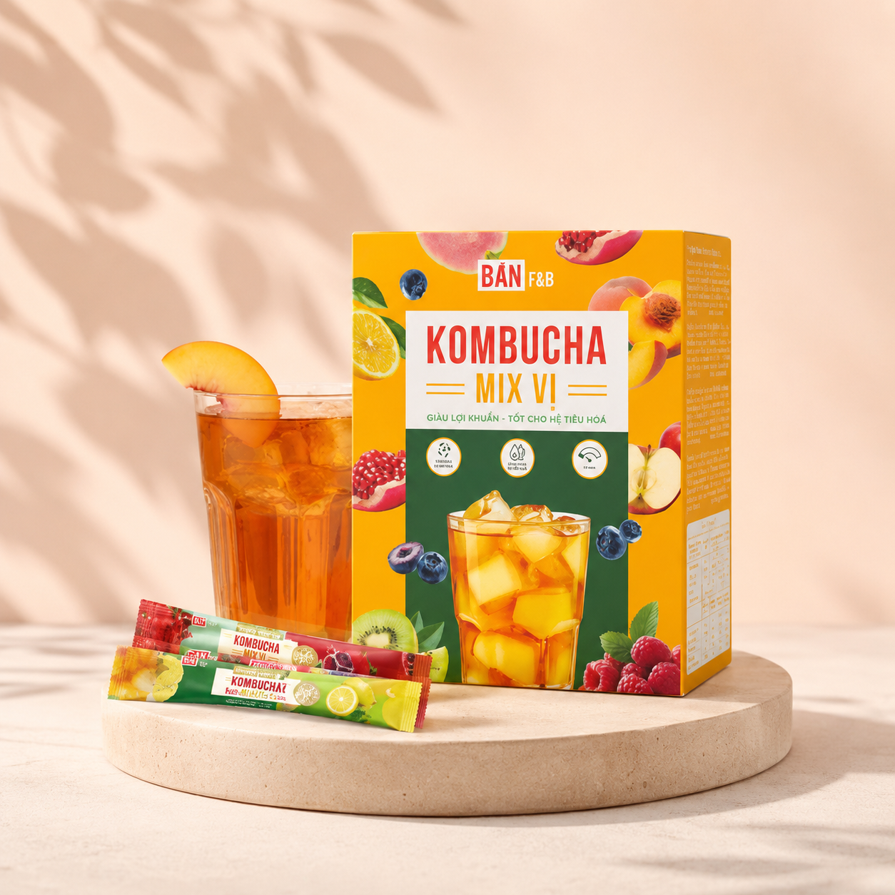 Trà Kombucha Mix Vị F&B-T05