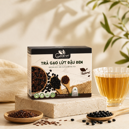 Trà Gạo Lứt Đậu Đen Túi Lọc Goce 140g (20 gói x 7g)- T06