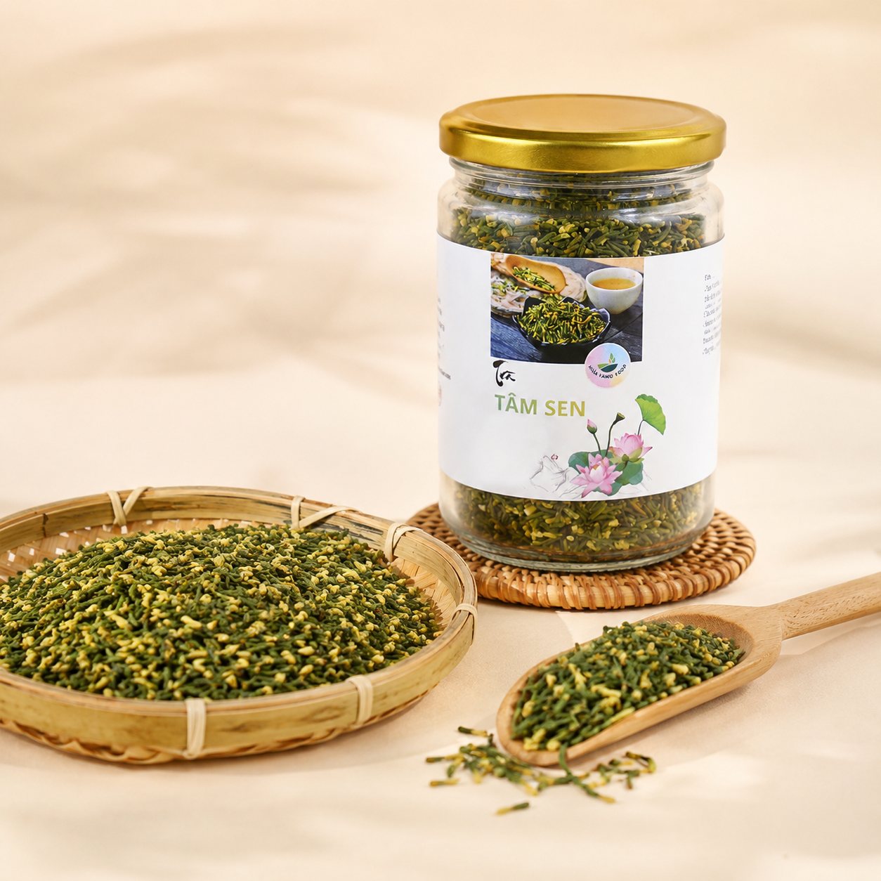 Trà Tâm Sen Sấy Lạnh Thượng Hạng 320g - T16