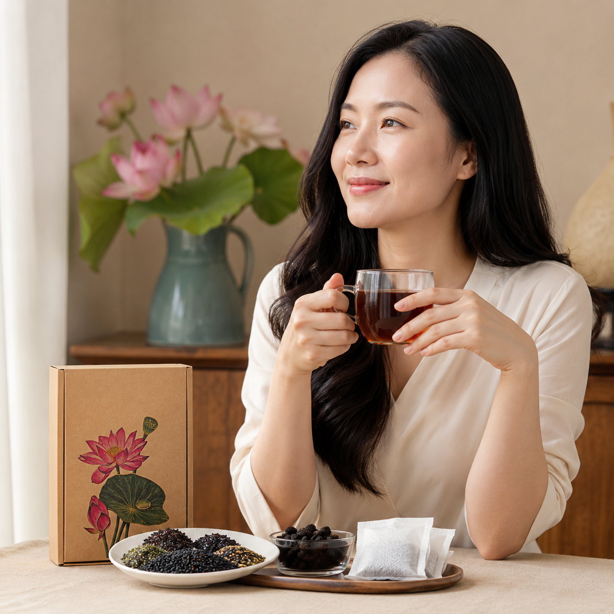 Trà Ngũ Hắc An Nhiên 30 Gói-T03